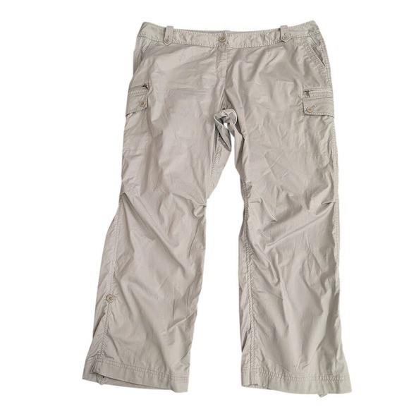 Talbots Pants - Talbots Woman Petites Convertible Cargo Pants Gray Size‎ 22WP Casual Outdoor